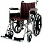 18" Wide Non-Magnetic Wheelchair with Fixed Footrest & Removable Arms