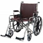 24" Wide Non-Magnetic Wheelchair with Detachable Footrest