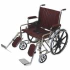 24" Wide Non-Magnetic Wheelchair with Detachable Elevating Legrests