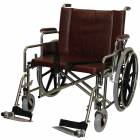 26" Wide Non-Magnetic Bariatric Wheelchair with Detachable Footrest