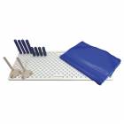 David Scott WSHP0100 Surgical Peg Board Positioner System for Lateral Positioning - Standard Peg Set with 46" L x 20" W Gel Pad