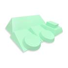 Techno-Aide YB-C-A15-MR MR Safe Coated General Sponge Bundle 1