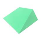Techno-Aide YCBF-MR MR Safe Coated 27 Degree Wedge Sponge, Stealth - 15.5" L x 12.75" W x 6" H