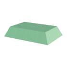 Techno-Aide YCBM-MR MR Safe Coated Bariatric Rectangle Sponge, Stealth - 14.5" L x 10.5" W x 3" H