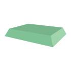 Techno-Aide YCBP-MR MR Safe Coated Bariatric Decubitus Rectangle Sponge, Stealth - 27.5" L x 21.5" W x 4" H