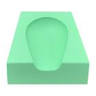 Techno-Aide YCBW-MR MR Safe Coated CT Headrest Sponge, Non-Stealth - 12.5" L x 11" W x 10" H