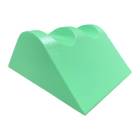 Techno-Aide YMCM-MR MR Safe Coated Medium Leg Rest Sponge with Knee Cutouts, Stealth - 16.25" L x 12.5" W x 7" H