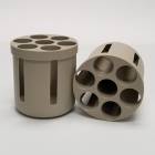 Hermle Z446-750-A50R 7 x 50 mL Round Adapter for Z496-1000-1L Bucket