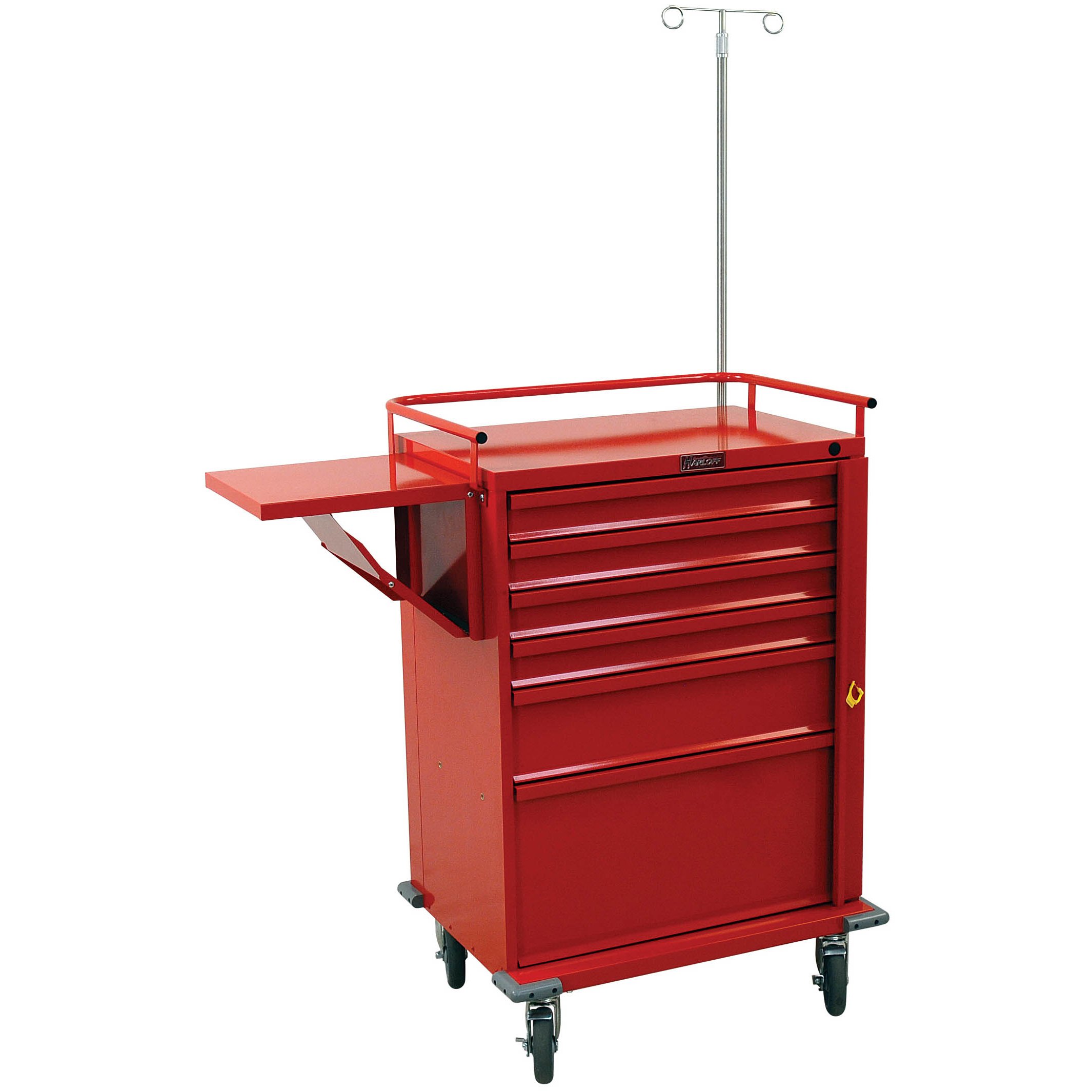 Harloff V306EMG VSeries 6 Drawer Emergency Cart with Accessories